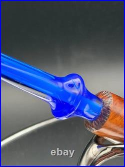 Handmade briar tobacco pipe