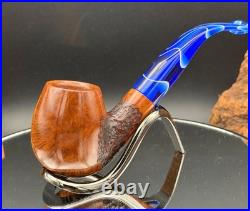 Handmade briar tobacco pipe (6mm Filter)