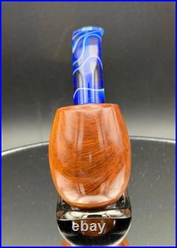 Handmade briar tobacco pipe (6mm Filter)