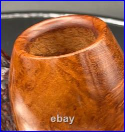 Handmade briar tobacco pipe (6mm Filter)