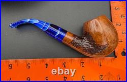 Handmade briar tobacco pipe (6mm Filter)