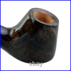 Handmade smooth briar tobacco smoking pipe (defective) made in Italy