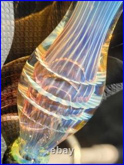 Heady Glass 5.55 Tobacco Smoking Handmade Fumed Pipe Art Glass