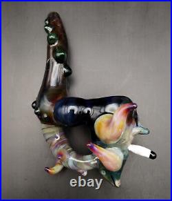 Heady Sherlock Pipe Smoking Wizard Handmade in USA Subconscious Design