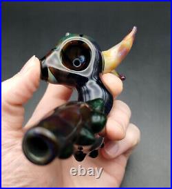 Heady Sherlock Pipe Smoking Wizard Handmade in USA Subconscious Design