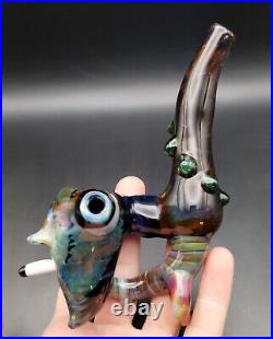 Heady Sherlock Pipe Smoking Wizard Handmade in USA Subconscious Design