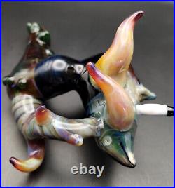 Heady Sherlock Pipe Smoking Wizard Handmade in USA Subconscious Design