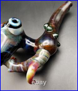 Heady Sherlock Pipe Smoking Wizard Handmade in USA Subconscious Design