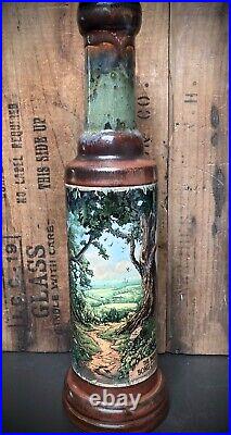 Heavy Duty Ceramic Bong Glass Water Pipe Smoking Bowl Woods Forest Trees Hills