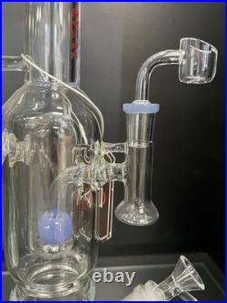 Heavy Duty Glass Bong Water Pipe Tobacco Smoking Pipe 14MM Bowl
