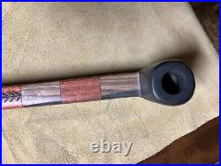 HitManPipes 17 Peace Pipe Smoking Pipe Handmade Tobacco Pipe Herb