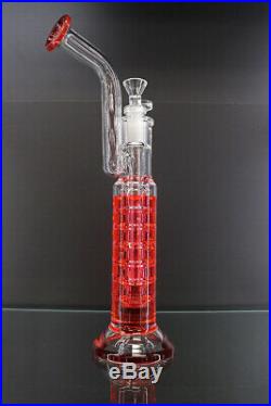Hookah 11inch CP-04 Red glycerin Water Pipe Glass Pipe Glass Smoking Pipe Glass