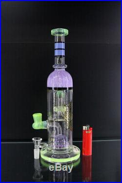 Hookah 12inch DD 004 Blue Water Pipe Heavy Glass Pipe Glass Smoking Pipe Glass