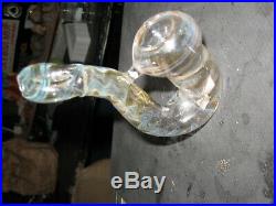 Illuminatti Glass UV REACTIVE Sherlock tobacco pipe blown glass Humboldt