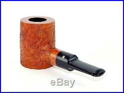 JAKE HACKERT 2014 Poker Rusticated Briar Tobacco Pipe Unsmoked NEW Made in USA