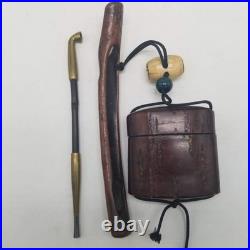 Japanese Samurai Kiseru Tobacco Smoking Pipe SET EDO Style Brand new