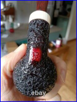 Jason Patrick Artisan Tobacco Pipe Rusticated Pot Chubby