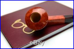 KAFpipe Briar Wood Bulldog Tobacco Smoking Pipe Red Color High Grade Grain