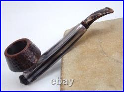 Kirsten CX (cavalier) Quarterbent Estate Pipe, Kirsten Bowl, New Lucite Bit