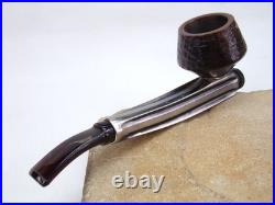 Kirsten CX (cavalier) Quarterbent Estate Pipe, Kirsten Bowl, New Lucite Bit