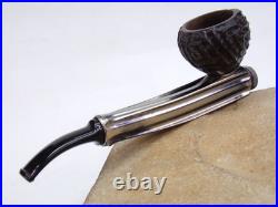 Kirsten Tx Quarterbent Estate Pipe, Kirsten Briar Bowl, New Vulcanite Bit