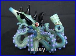 Kraken Octopus Glass Smoking Pipe A One-of-a-Kind Glass Pipe Collectibles