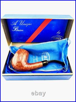 LARGE UNSMOKED GBD UNIQUE Tobacco Pipe with Original Box and Pouch. RARE