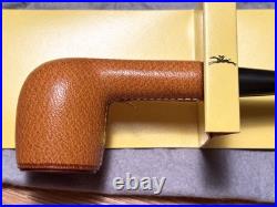LONGCHAMP UNSMOKED LEATHER COVERED PANEL PIPE in Box Keeper Bag France