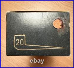 LONGCHAMP UNSMOKED LEATHER COVERED PANEL PIPE in Box Keeper Bag France