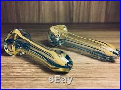 LOT of 50 Glass Tobacco Smoking Herb Glass Hand Pipe Best Thick Quality Glass