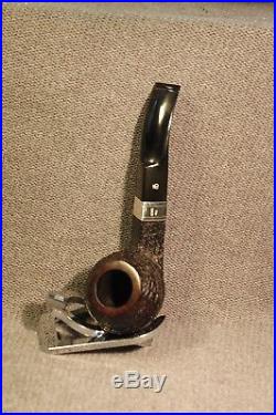 L. Wood of London 925 Silverbad (Dunhill) Tobacco pipe pipes UNSMOKED NEW