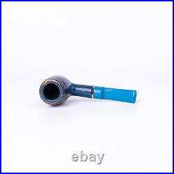 Lacquered Tobacco Pipe Wooden Handmade Colored Smoking Pipe Pyrographic Pipe