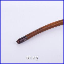 Lacquered Tobacco Pipe Wooden Long Stem Churchwarden Pipe Handmade Smoking Pipe