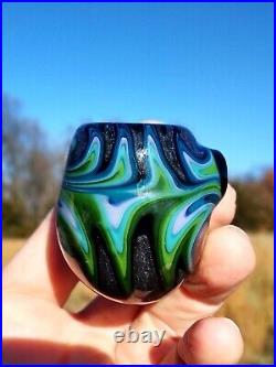 Lagoon Linework Classic Styled Glass Tobacco Apple Pipe