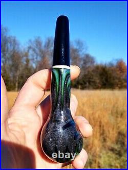 Lagoon Linework Classic Styled Glass Tobacco Apple Pipe