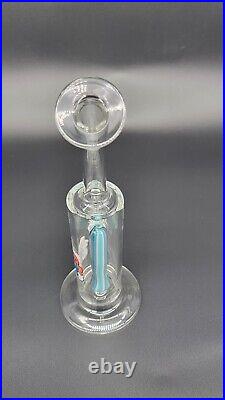 Linework Glass Water Pipe 14mm Tobacco Pipe Handmade Colorful Thick Heavy USA