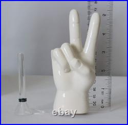 (Lot of 20) PEACE Symbol Smoking Pipe & 3pc Grinder Thick Ceramic 5.5 Gift Box