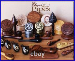 (Lot of 20) PEACE Symbol Smoking Pipe & 3pc Grinder Thick Ceramic 5.5 Gift Box