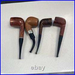 Lot of 4 Vintage Estate Tobacco Smoking Pipes
