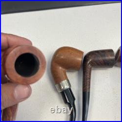 Lot of 4 Vintage Estate Tobacco Smoking Pipes