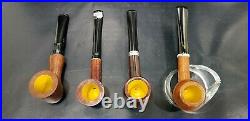 Lot of 4 Vintage Yello Bole Tobacco Pipes, New Old Stock
