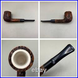 Lot of 8 NOS Italy Meerschaum Lined Tobacco Pipes Mixed Smooth & Rusticated