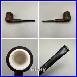 Lot of 8 NOS Italy Meerschaum Lined Tobacco Pipes Mixed Smooth & Rusticated