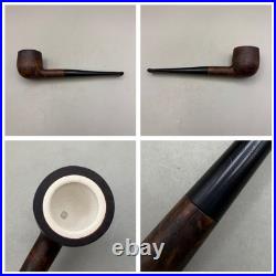 Lot of 8 NOS Italy Meerschaum Lined Tobacco Pipes Mixed Smooth & Rusticated