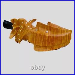 Luxury Freehand Smoking Tobacco Pipe Kit- Horn Inserted Briar Pipe -sava-savenko
