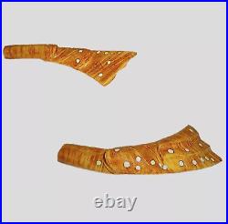 Luxury Freehand Smoking Tobacco Pipe Kit- Horn Inserted Briar Pipe -sava-savenko