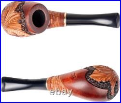 Luxury Handcrafted Tobacco Pipe with Sherlock Holmes Emblem Perfect Gift