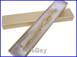 Luxury Kiseru Smoking Pipe Big Dragon Handmade in Japan 24-Gold Coating EMS F/S
