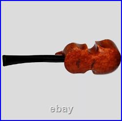 Luxury Violin Freehand Smooth Tobacco Briar Smoking Pipe Kit- Master Cascia