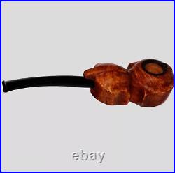Luxury Violin Freehand Smooth Tobacco Briar Smoking Pipe Kit- Master Cascia